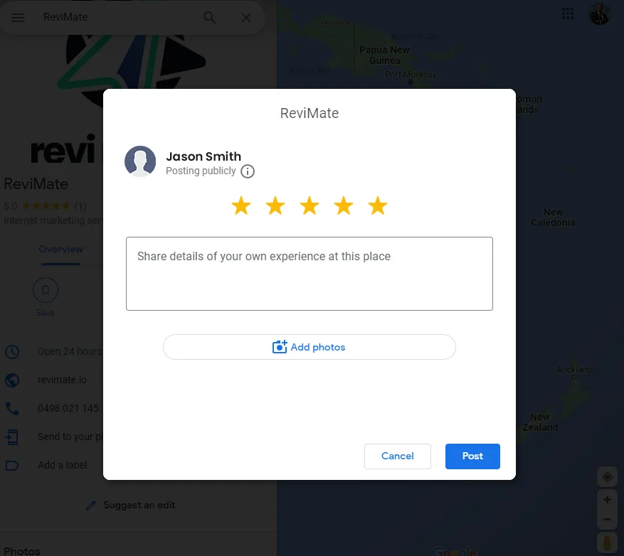 ReviMate.io Grow, Protect & Automate Your Google Reviews 5 Stars