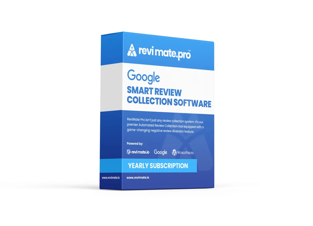 ReviMate.io Grow, Protect & Automate Your Google Reviews Revimate Pro Box Yearly Sub